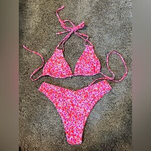 SHEIN Pink Floral Bikini